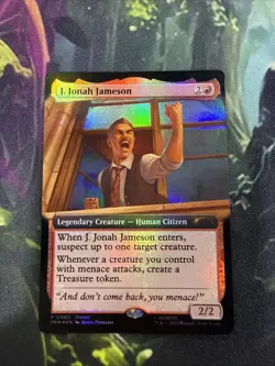Atlanta Magiccon Exclusive - J. Jonah Jameson Marvel's Spider-Man Foil free ship - Image 1
