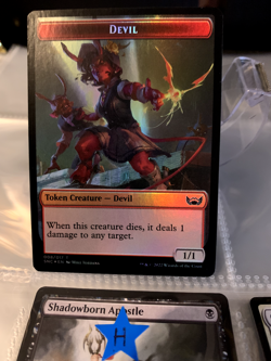 MTG Devil Token Wizard Token Streets of New Capenna 008/017 005/017 Foil... - Image 1