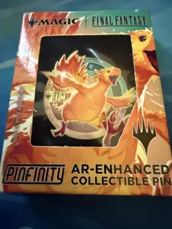 MAGIC THE GATHERING FINAL FANTASY CHOCOBO AR-ENHANCED PROMO PIN - Image 1