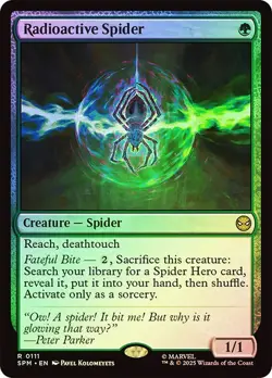 Radioactive Spider Foil Marvel's Spider-Man NM MTG - Image 1