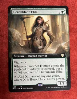 MTG Commander Innistrad Heronblade Elite #64 Extended Art Near Mint NM Rare - Image 1