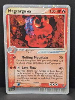 Magcargo ex 95/97 Dragon Holo Ultra Rare Pokemon TCG Nintendo LP - Image 1