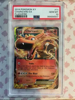 2014 Pokemon XY Flashfire #11 Charizard EX PSA 10 GEM MINT - Image 1