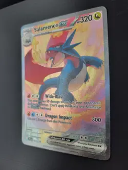 2025 Pokemon Salamence ex 187/159 Sv09: Journey Together Holo - Image 2