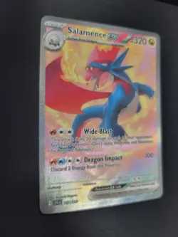 2025 Pokemon Salamence ex 187/159 Sv09: Journey Together Holo - Image 3
