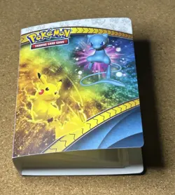 2017 Pokemon TCG Sleeve Binder Album Shining Legends Pikachu Mew Mewtwo Rayquaza - Image 1