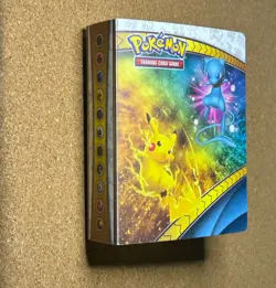 2017 Pokemon TCG Sleeve Binder Album Shining Legends Pikachu Mew Mewtwo Rayquaza - Image 2