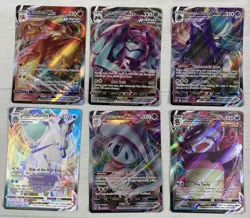 Pokemon TCG Lot Of 6 Vmax Only Ultra Rare NM Calyrex Blaziken Metagross Slowking - Image 1