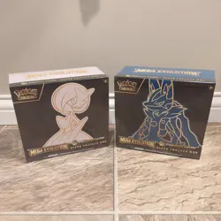 Pokemon Center Mega Evolution Gardevoir & Lucario ETB Elite Trainer Box Set Of 2 - Image 1