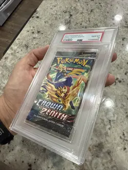 PSA 10 GEM MINT 2023 Pokemon Crown Zenith Foil Pack Authentic Sealed English - Image 4