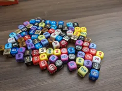 Pokemon TCG Elite Trainer Box Dice ETB DICE SETS BULK 90+ DICE - Image 1
