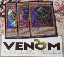 3x (M/NM) Geira Guile the Cubic King MVP1-ENS36 Secret Rare 1st Edition YuGiOh - Image 1