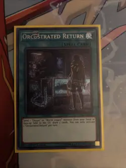 Yugioh 1st Edition SOFU-EN058 Secret Rare Orcustrated Return - Image 1