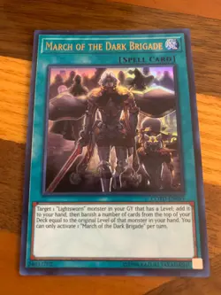 March of the Dark Brigade COTD-EN059 Unlimited Edition Ultra Rare NM + BONUS - Image 1