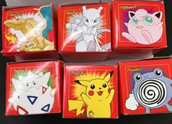 1999 Pokemon Burger King Gold Plated Trading Card Set of 6 Pokeball Sealed - Image 1