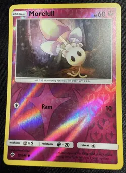 Pokemon TCG Morelull S&M Burning Shadows 97/147 Reverse Holo Common Card NM - Image 1