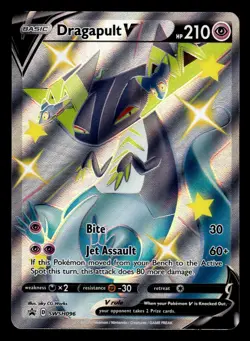 Dragapult V SWSH096 Ultra Rare Black Star Promo Pokemon Card - Image 1