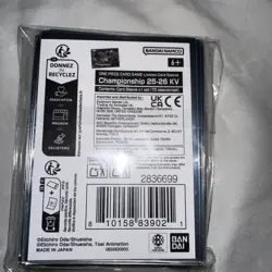 One Piece Card Game Bandai Fest Championship 2025 Straw Hat Crew Sleeves Sealed - Image 2