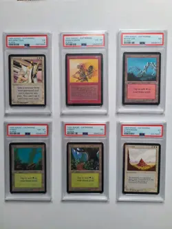 MTG 6 Alpha 1993 PSA Graded Cards Disintegrate, Forest, Resurrection & More RARE - Image 2