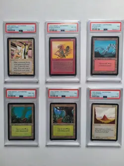 MTG 6 Alpha 1993 PSA Graded Cards Disintegrate, Forest, Resurrection & More RARE - Image 3