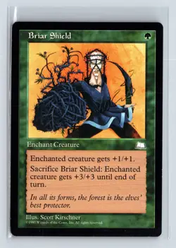 BRIAR SHIELD - MTG Magic the Gathering Card - Weatherlight - Common - Image 1