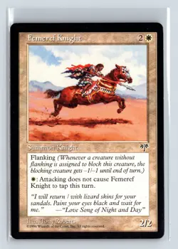FEMEREF KNIGHT - MTG Magic the Gathering Card - Mirage - Common - Image 1