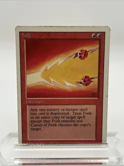 Fork Revised Edition MP Very Good Mtg Magic The Gathering - Image 1
