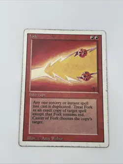 Fork Revised Edition MP Very Good Mtg Magic The Gathering - Image 4