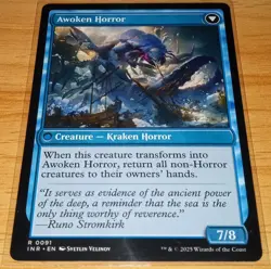 Thing in the Ice / Awoken Horror (NONFOIL) x1 - MTG Innistrad Remastered NM #91 - Image 2