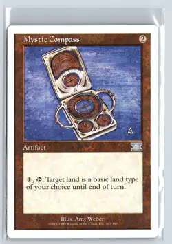 Mystic Compass Sixth Edition Uncommon - MTG Magic the Gathering Card - Image 1