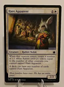 Hare Apparent MTG Foundations Regular - Image 1