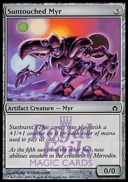 Suntouched Myr 1x FOIL 5DN MTG Fifth Dawn Common MINT artifact - Image 1