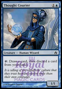Thought Courier 1x FOIL 5DN MTG Fifth Dawn Common MINT blue - Image 1