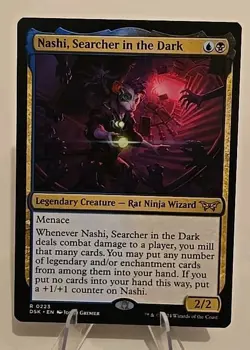 Nashi, Searcher in the Dark MTG Duskmourn: House of Horror Regular - Image 1