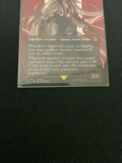 Magic: The Gathering Final Fantasy MTG Sephiroth Borderless English Nonfoil - Image 3
