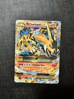 Pokemon TCG Mega Charizard EX SECRET RARE 2014 107/106 MP XY Flashfire - Image 1