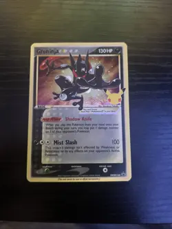 Pokemon Greninja SWSH144 25th Anniversary Black Star Promo Holo 2021 - Image 1