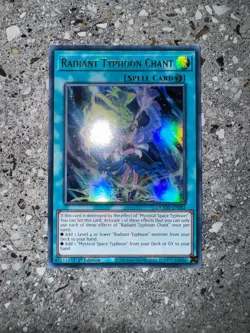 Yugioh TCG Radiant Typhoon Chant DOOD-EN061 Ultra Rare 1st Edition NM-M - Image 3