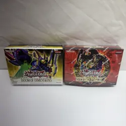 2025 YUGIOH DOOM OF DIMENSIONS BOOSTER BOX | YuGiOh New And retro pack two - Image 1