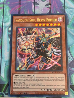 Yugioh 1x Vanquish Soul Heavy Borger Ultra WISU-EN018 Wild Survivors 1st Ed NM - Image 1