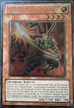 Legendary Six Samurai - Enishi - Ultimate Rare UNL Edition Yugioh TCG Card - Image 1