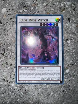 Yugioh TCG Rage Rose Witch DOOD-EN040 Ultra Rare 1st Edition NM-M - Image 3