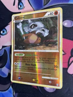 Cubone 60/102 Triumphant Reverse Holo 2010 Pokemon Tcg Card MP - Image 3