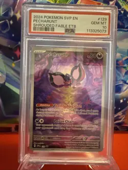Pecharunt 129 Sv: Scarlet & Violet Promo Cards PSA 10 - Image 1