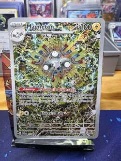 Pokemon TCG Magneton SVP 159 Promo Card Surging Sparks - Image 1
