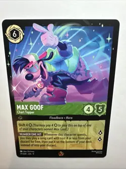 Max Goof - Chart Topper 77/204 Fabled Regular 2025 Disney Lorcana Card NM - Image 2