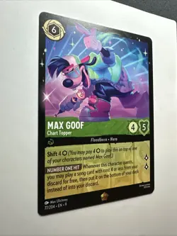 Max Goof - Chart Topper 77/204 Fabled Regular 2025 Disney Lorcana Card NM - Image 4