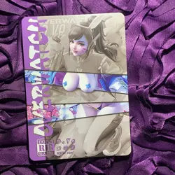 D.Va OVERWATCH TRIO OOTD Goddess ACG Waifu Holo Girl Card 3 - Image 4