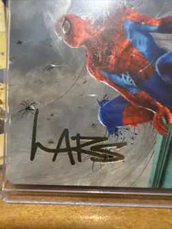 MTG Marvel Heroic Horde Gold Signature Spider-Man Art Card #21/54 Art Series - Image 2