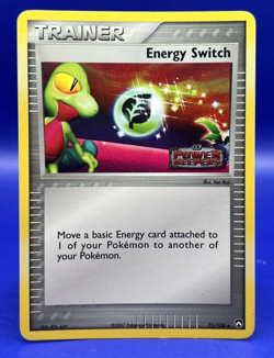 2007 Pokemon Card Energy Switch Power Keepers 75/108 Reverse Holo Stamped MP - Image 1
